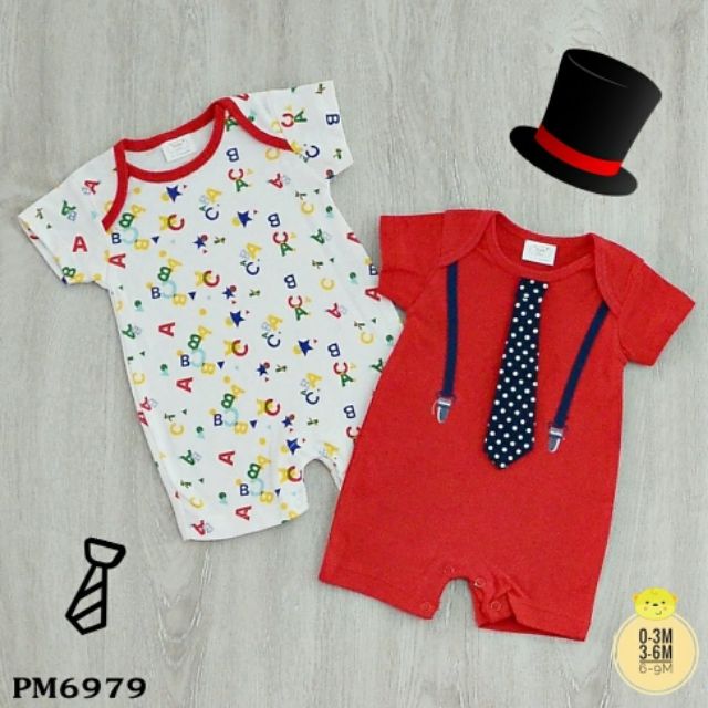 บอดี้สูท-มี-size-0-3m-3-6m-6-9m-ทั้งหมด-2-ชุด