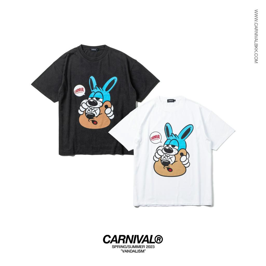 ของแท้-เสื้อยืด-carnival-spring-summer-2023-vandalism-collection-drop-3-bernie-amp-friend-t-shirt-ของใหม่-พร้อมส่ง