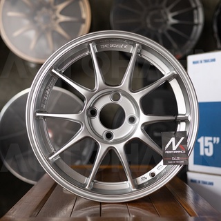 ล้อ NK performance รีดเบา Flowforming ลาย TC105N ขอบ 15 นิ้ว สี HGS