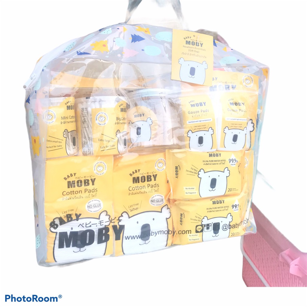 moby-เซ็ทสำลีสำลีสำหรับเด็กแรกเกิด-newborn-essentials-เซตเยี่ยมลูกน้อย-มีครบจบในใบเดียว-ราคาพิเศษ