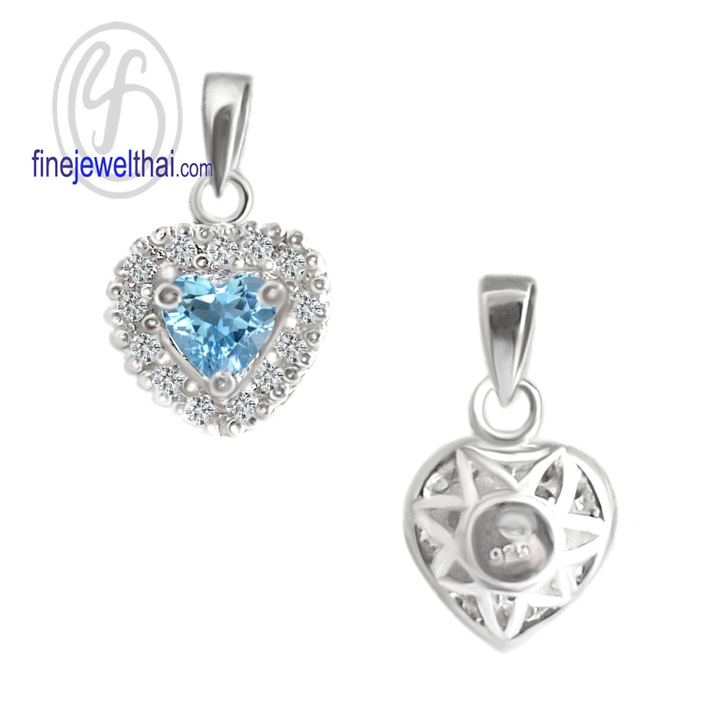 finejewelthai-จี้โทพาซ-โทพาซ-จี้พลอย-พลอยประจำเดือนเกิด-topaz-silver-pendant-birthstone-p1082tp00-ราคาต่อชิ้น