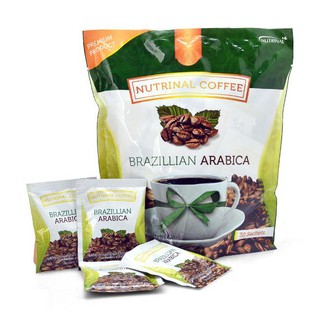 ภาพหน้าปกสินค้าNutrinal ผลิตภัณฑ์กาแฟสำเร็จรูป Coffee Brazillian Arabica ( 30 ซอง ) กาแฟเพื่อหุ่น เพื่อสุขภาพ 1 ห่อ ที่เกี่ยวข้อง