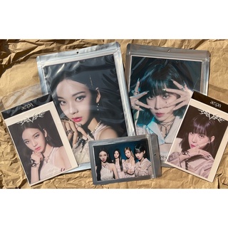 [ของแท้/พร้อมส่ง]  aespa savage md POSTCARD + HOLOGRAM PHOTO CARD SET 4X6 PHOTO SET A4