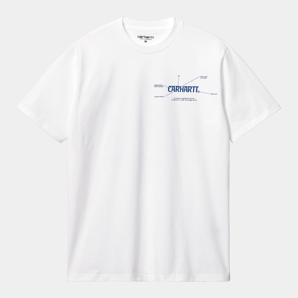 เสื้อยืดอินเทรนด์ผู้ชายอินเทรนด์ผู้หญิงcarhartt-พร้อมส่ง-เสื้อยืดคอกลม-แขนสั้น-พิมพ์ลาย-carhart-tooling-tide-mechanical