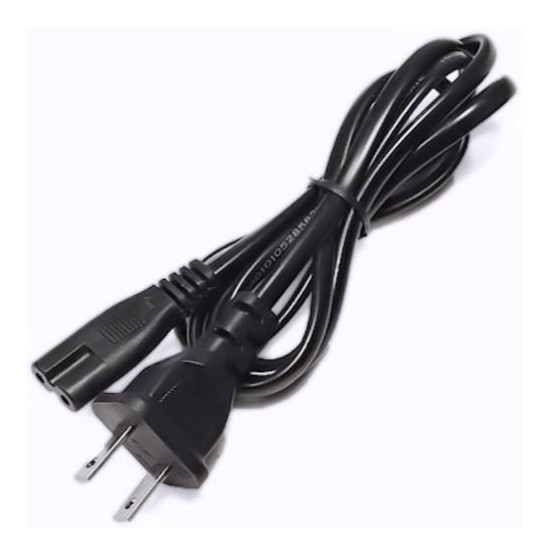 สายไฟ-ac-power-holes-power-cord-figure-8-type-a-us-plug-สำหรับ-printer-วิทยุ-และอื่นๆ-ขนาด1-8m