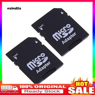 อะแดปเตอร์แปลงการ์ดหน่วยความจํา Micro SD TransFlash TF Card to SD SDHC 2 ชิ้น