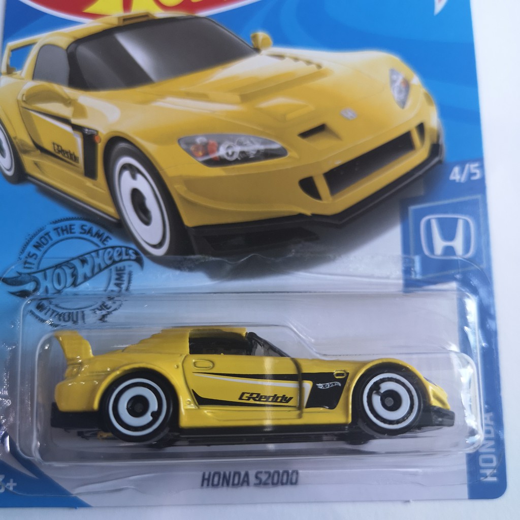 โมเดลรถ-hotwheels-honda-s200-สีเหลือง-รถเหล็ก-รถของเล่น-รถสะสม