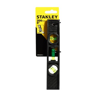 STANLEY 42-291 ระดับน้ำตอร์ปิโดพลาสติกแม่เหล็ก8"