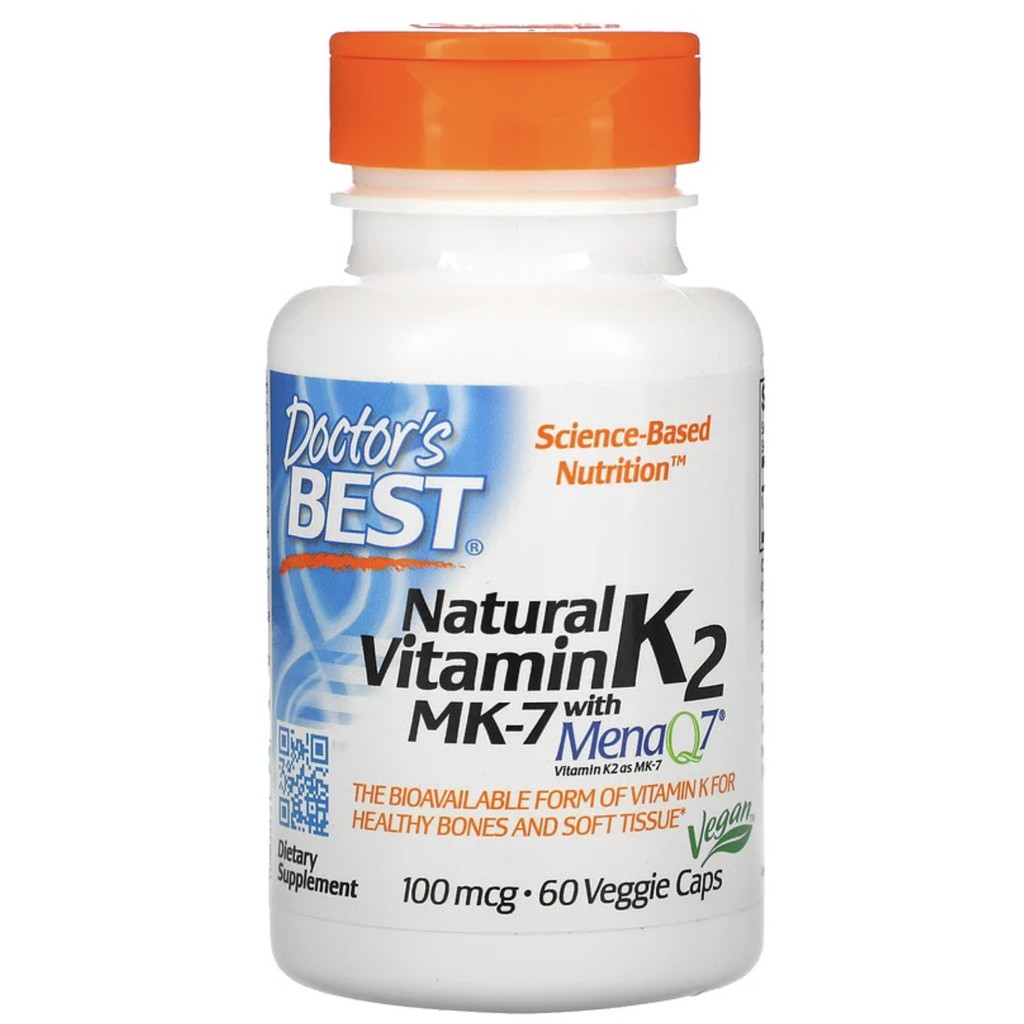 ภาพสินค้าDoctor's Best, Natural Vitamin K2 MK-7 with MenaQ7, 45 mcg, 60 Veggie Caps จากร้าน g.goods บน Shopee ภาพที่ 2