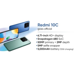 Redmi 10C  จ่ายปลายทางได้ รับประกันศูนย์​ 1ปี