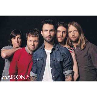 โปสเตอร์ รูปถ่าย วง ดนตรี ป็อป มารูนไฟฟ์ Maroon 5 (1994-Now) POSTER 24”X35” Inch American Pop V3