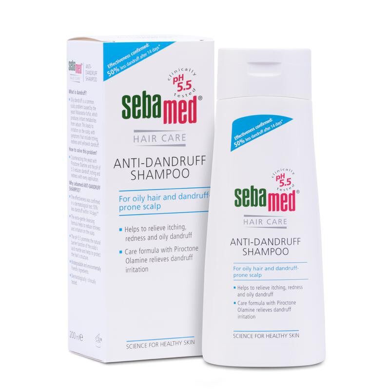 ภาพสินค้าSebamed Anti-Dandruff Shampoo 200ml ซีบาเมดแชมพูสระผมสูตรขจัดรังแคสำหรับผู้มีผมมัน หรือผู้มีปัญหาเรื่องรังแค จากร้าน suriyan1133 บน Shopee ภาพที่ 2