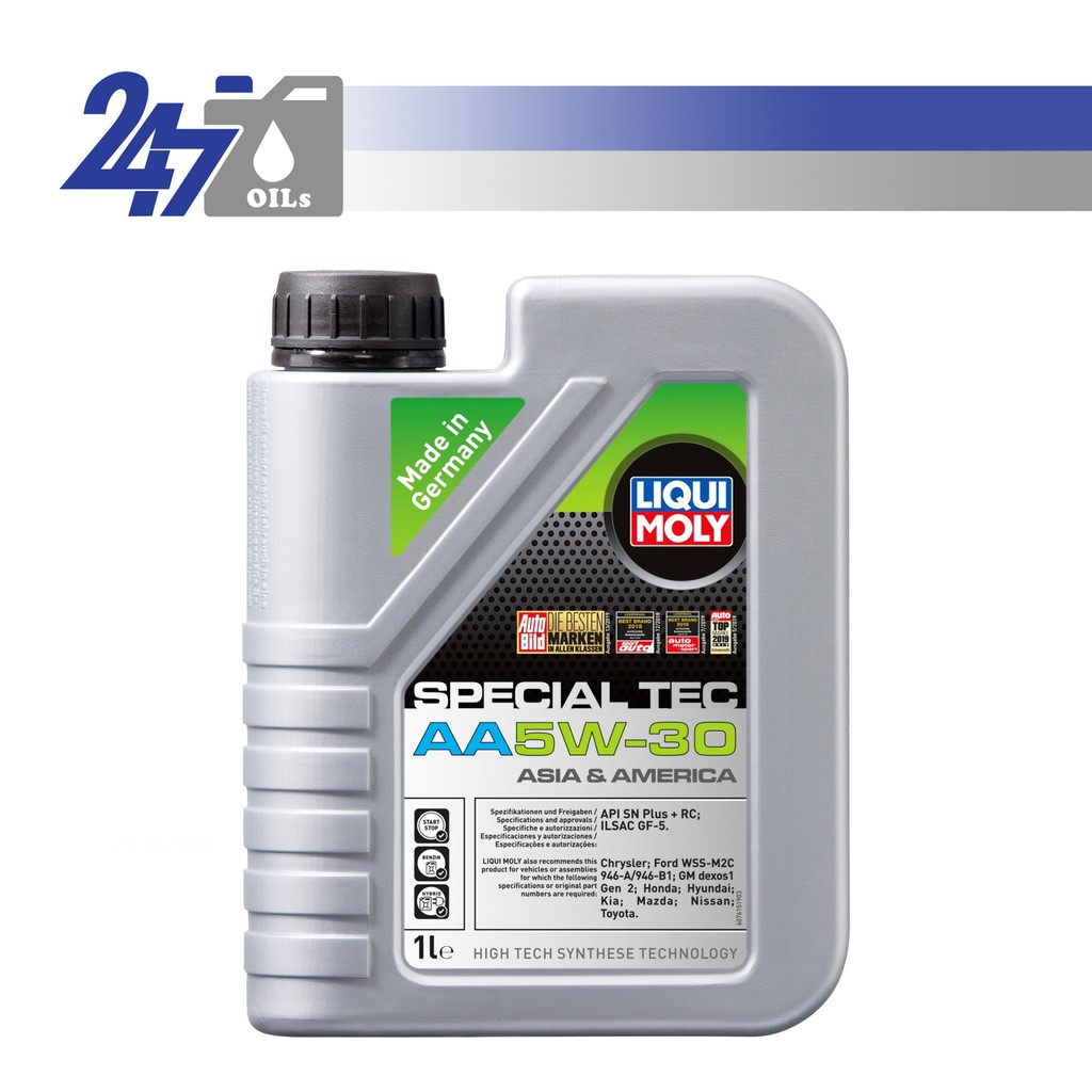 LIQUI MOLY น้ำมันเครื่องสังเคราะห์แท้เครื่องยนต์เบนซิน SPECIAL TEC AA ...