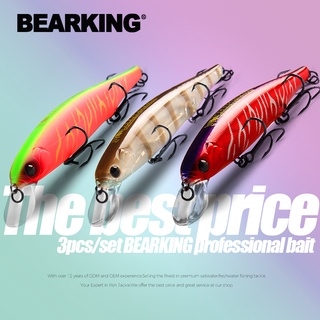 Bearking เหยื่อตกปลาประดิษฐ์ 11 ซม. 15 กรัม 1.5 เมตร 3 ชิ้น ต่อชุด