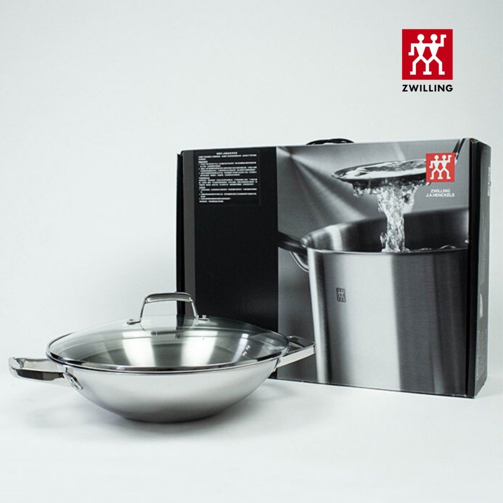 ข้อเสนอพิเศษ ZWILLING Truclad Wok with Lid 36cm Shopee Thailand