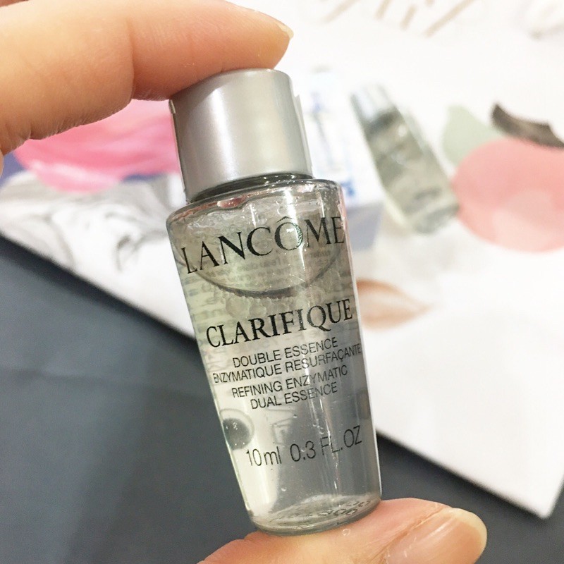 ใหม่ล่าสุด-lancome-ขนาดทดลอง-ผิวกระจ่างใสเนียนเรียบ-lancome-clarifique-double-essence-refining-enzymatic-dual-essence