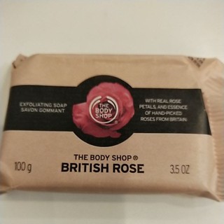 🌹พร้อมส่ง🌹The body shop Brithis rose soap 100g