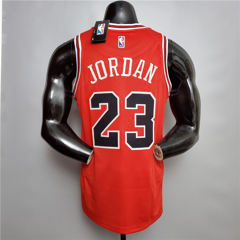 เสื้อกีฬาบาสเก็ตบอล-23-chicago-bulls-เสื้อยืดบาสเก็ตบอล-สีแดง-no-23