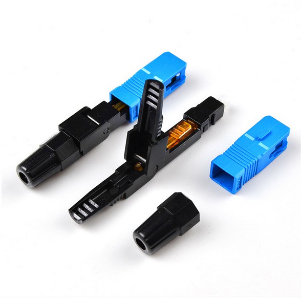 10-pcs-sc-tele-grade-optic-fiber-quick-connector-upc-fast-connector-single-mode-ftth-sc-adapter-blue-0210