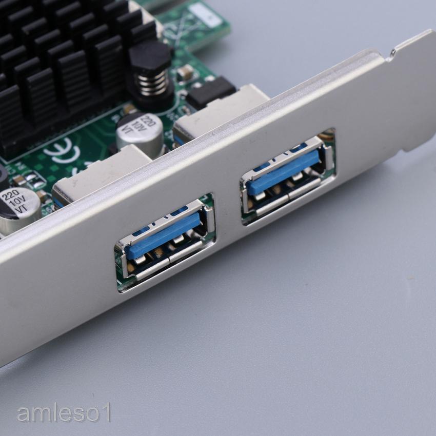 อะแดปเตอร์ Magideal PCIE To USB 3.1 Expansion Card PCI-E USB 3.0