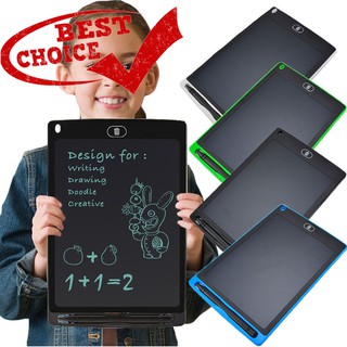 【ready stock】แป้นวาดภาพ กระดานวาดภาพ  4/8.5/12 inch นิ้ว LCD Magical Writing Board Children Gifts Drawing Tablet