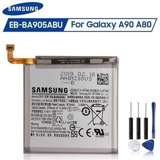 แบตเตอรี่ แท้ Samsung Galaxy A90 A80 A905 3610mAh EB-BA905ABU +ชุดถอด