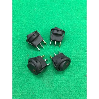 สวิตช์เปิดปิดDIY12V3ขา 20mm(ชุด4อัน)