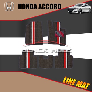 Honda Accord ปี 2019 - ปีปัจจุบัน Blackhole Trap Line Mat Edge (Set ชุดภายในห้องโดยสาร)