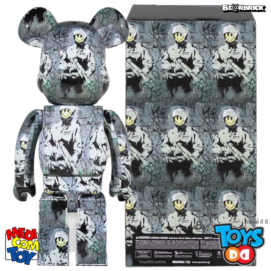 BE@RBRICK RIOT COP 1000％, 100% & 400% | Shopee Thailand