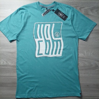 [100% Cotton] เสื้อยืดพิมพ์ลาย Volcom FULL BM ORIGINAL Surf พรีเมี่ยม