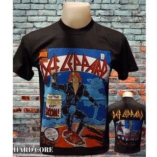 เสื้อยืดโอเวอร์ไซส์เสื้อวง DEF LEPPARD วงร็อค ไม่มีตะเข็บข้าง คอฟิต ป้ายUSA เสื้อวินเทจ เสื้อร็อค เสื้อทัวร์ วงร็อคต่างป