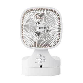 พัดลมตั้งโต๊ะ พัดลมทรงกลม RICCO TST-SP116A สีขาว พัดลม เครื่องใช้ไฟฟ้า CIRCULATION FAN RICCO TST-SP116A WHITE