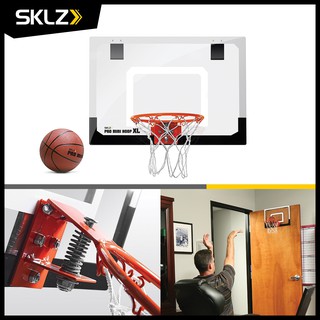 SKLZ - PMH / XL แป้นบาสเล่นในบ้าน แขวนกับประตู ขนาด 23x26 นิ้ว ไม่ต้องเจาะ แป้นบาสอันเล็ก แป้นบาสแขวนประตู แป้นบาสเด็ก