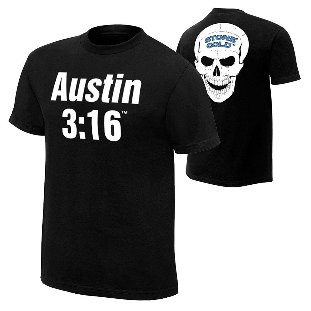 Wwe Authentic Mens Stone Cold Steve Austin 3:16 เสื้อยืดย้อนยุค ...