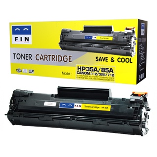 ตลับหมึกฟิน HP สำหรับ P1006 / P1102w ตลับหมึกเลเซอร์ดำ FIN รุ่น HP CE285A  (85A/ 35A ) ราคาถูกรับประกัน ออกใบกำกับภาษี