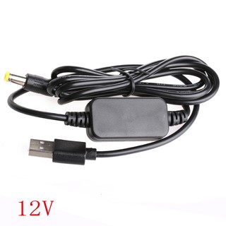 DC-DC Converter Cable USB 5V to 9V/12V DC Jack 5.5mmx2.1mm Step-up Power Module