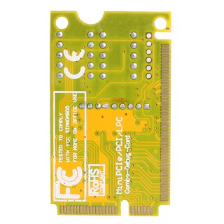 ภาพขนาดย่อของภาพหน้าปกสินค้า3IN1 Mini PCI PCI-E LPC PC Analyzer Tester Notebook Combo Debug Card จากร้าน oticle.th บน Shopee
