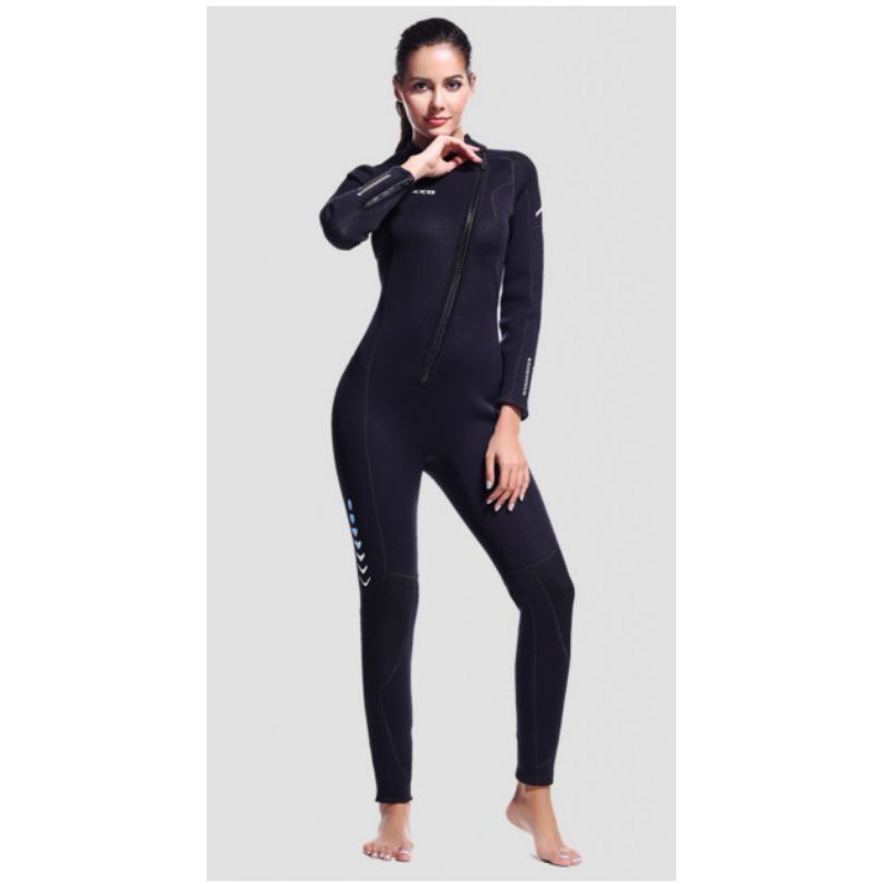 Zcco Wetsuit Fullbody Women Men Neoprene 3mm กันแดด กันหนาว ชุดเว็ทสูท