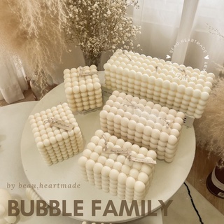 เทียนหอมทรง Bubble (เม็ดเล็ก) หลากหลายขนาด เทียนหอมตกแต่งบ้าน ไร้ควัน ไม่ผสมพาราฟิน เทียนหอมไขถั่วเหลือง เทียนหอมของขวัญ