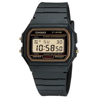 ภาพขนาดย่อของภาพหน้าปกสินค้าCASIO Digital Classic นาฬิกาข้อมือ รุ่น F-91WG-9QDF จากร้าน mstime บน Shopee