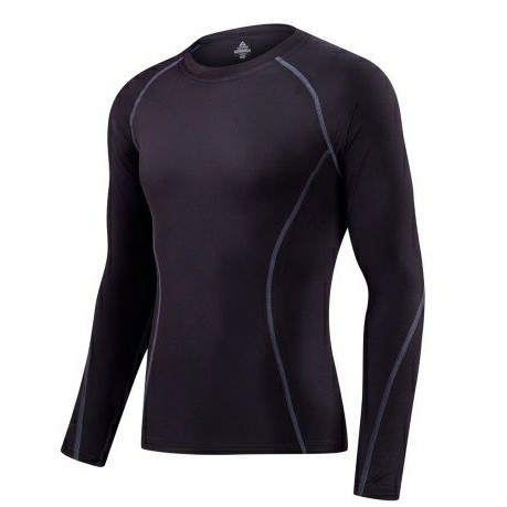 ภาพหน้าปกสินค้าRashGuard Shirt UV Gray ชุดว่ายน้ำชาย เสื้อแขนยาว เสื้อชิ้นเดียว เช็คขนาดไซต์ที่เหมาะสมสำหรับคุณ