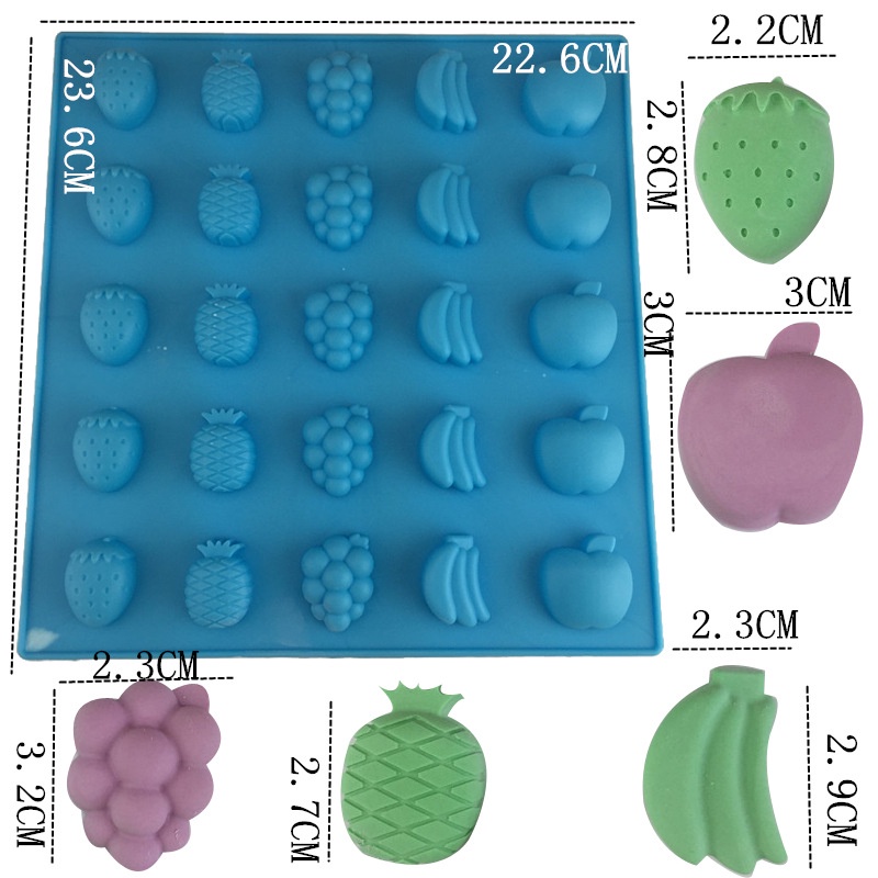 fruit-silicone-mold-ซิลิโคน-รวมผลไม้-fruit-silicone-mold-บล็อคซิลิโคน