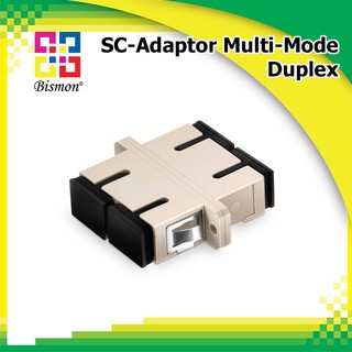 ข้อต่อกลางไฟเบอร์ออฟติก SC-Adaptor Multi-mode, Duplex - BISMON 6อัน/แพ็ค