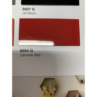 แผ่นโฟเมก้า TD Board TD 6654 G ผิวเรียบ เงา สีแดง ขนาด หนา 0.7 มม.  ใช้เป็นวัสดุปูหน้าโต๊ะ เก้าอี้ ผนัง ฝ้า *พร้อมส่ง*
