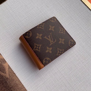 พรี Lv Louis Vuitton MULTIPLE WALLET ผู้ชายกระเป๋าสตางค์ กระเป๋าเงิน เหรียญ
