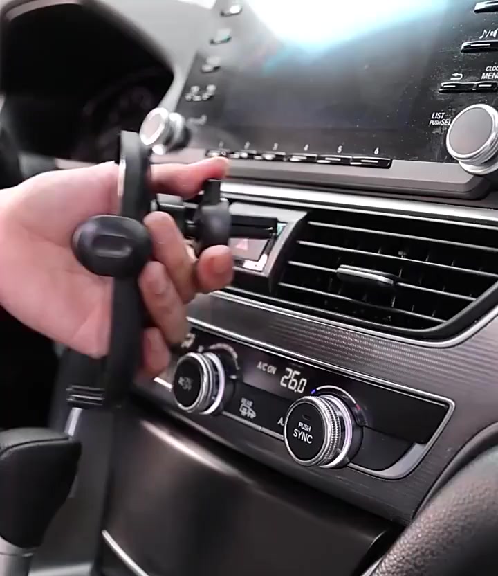 ที่วางโทรศัพท์ในรถยนต์-ที่จับมือถือในรถยนต์-ที่ยึดโทรศัพท์ในรถยนต์-ที่วางโทรศัพท์ในรถ-ที่วางมือถือในรถ-สีดำ