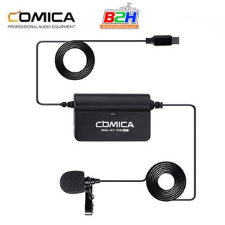 COMICA CVM-SIG.LAV V05 Multi-functional SINGLE Lavalier Microphone USB Type-C For Smartphone &amp; Camera
