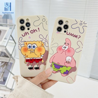 เคสโทรศัพท์มือถือ Infinix Hot 10 Play Hot 10 Lite 10t 10s 10i S4 9 Pro 11 Plus Infinix Smart 4 5 Pro 3 Plus Infinix Note 8 10 Tencno Spark 5 PRO SpongeBob and Piestar Anti-fall Mobile Phone Case