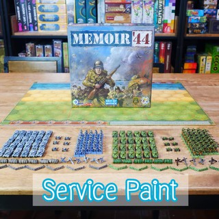 (Service Paint) Memoir 44 Contrast Only เซอร์วิสเพ้นท์สี Miniature เกม Memoir 44