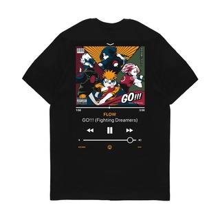 เสื้อยืดผู้ชาย เสื้อยืด พิมพ์ลาย Kizaru Naruto GO Music Series S-5XL